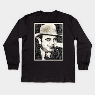 Mr. Al. Capone Kids Long Sleeve T-Shirt